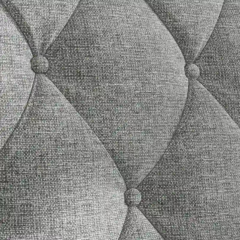 Canapé 3 places en tissu de style Mid-Century Modern avec dossier capitonné