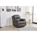 Fauteuil inclinable motorisé simple en cuir reconstitué