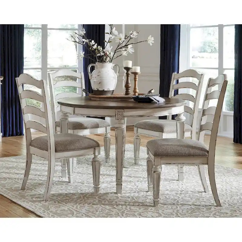 Chaise de salle à manger blanche