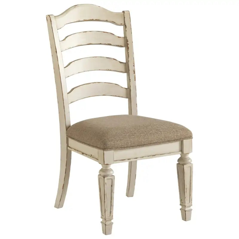 Chaise de salle à manger blanche