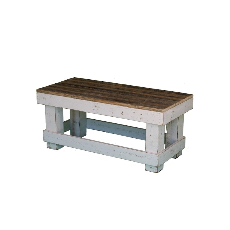 Table basse rustique faite à la main