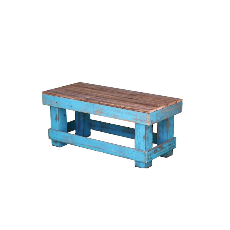 Table basse rustique faite à la main