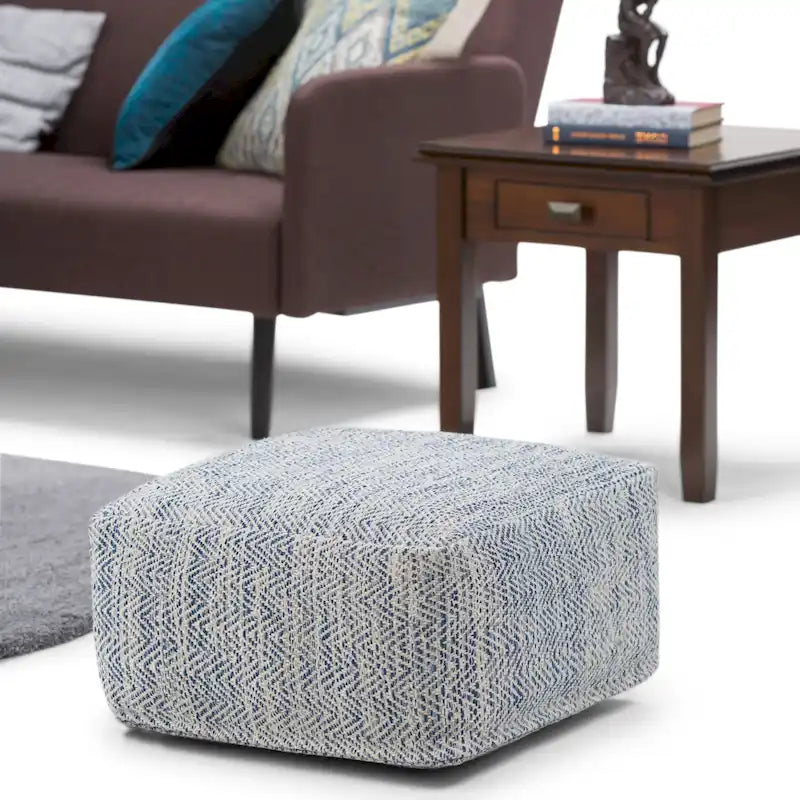 Pouf Carré Repose-Pieds de Loisir