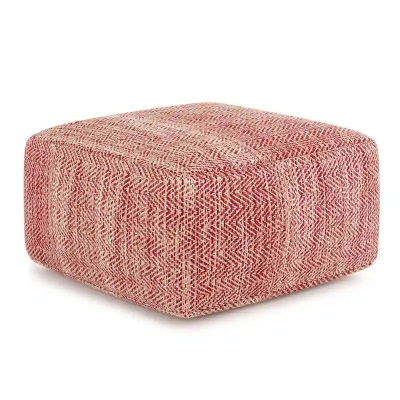Pouf Carré Repose-Pieds de Loisir