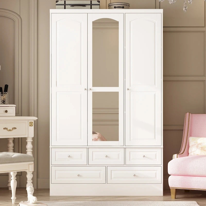 Armoires de rangement doubles avec miroirs