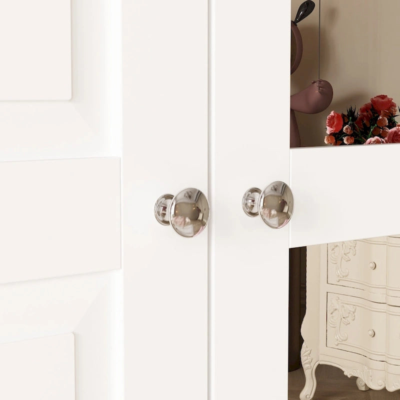 Armoires de rangement doubles avec miroirs