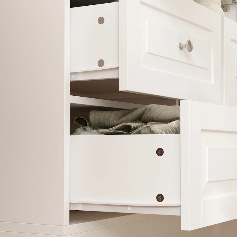 Armoires de rangement doubles avec miroirs