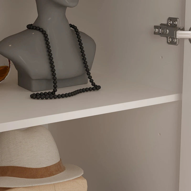 Armoires de rangement doubles avec miroirs