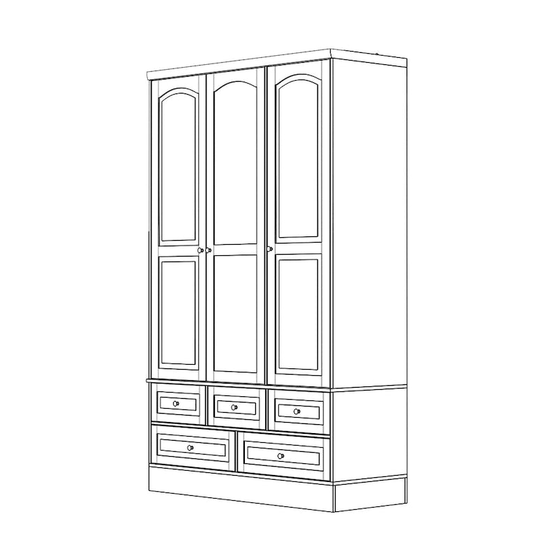Armoires de rangement doubles avec miroirs