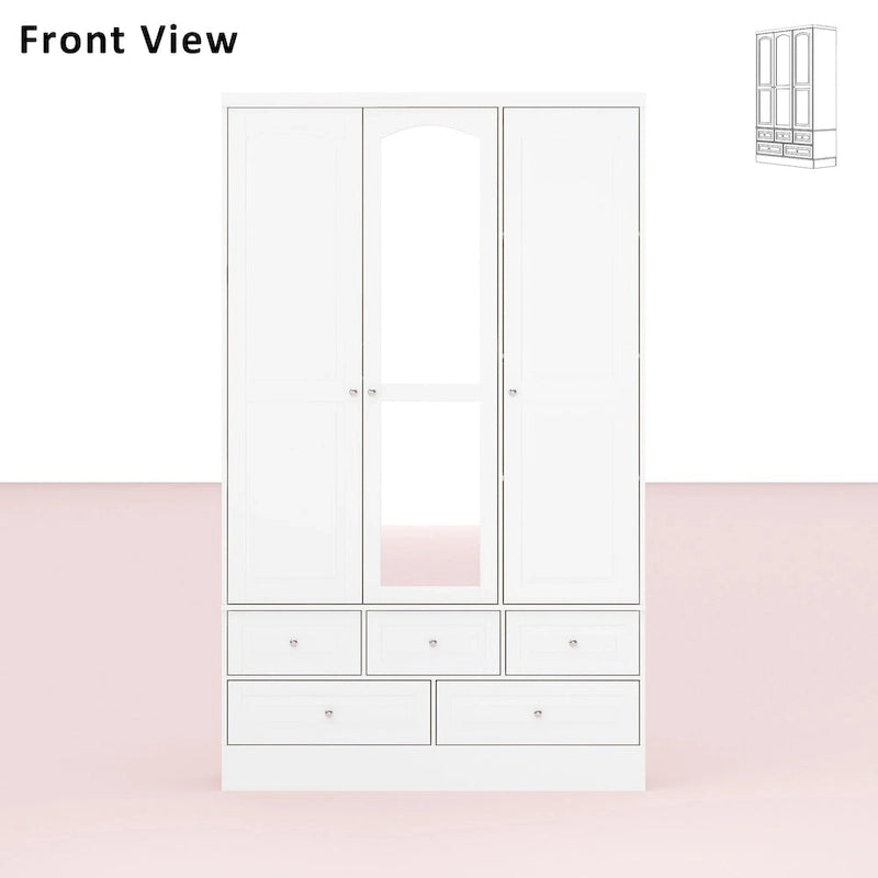 Armoires de rangement doubles avec miroirs