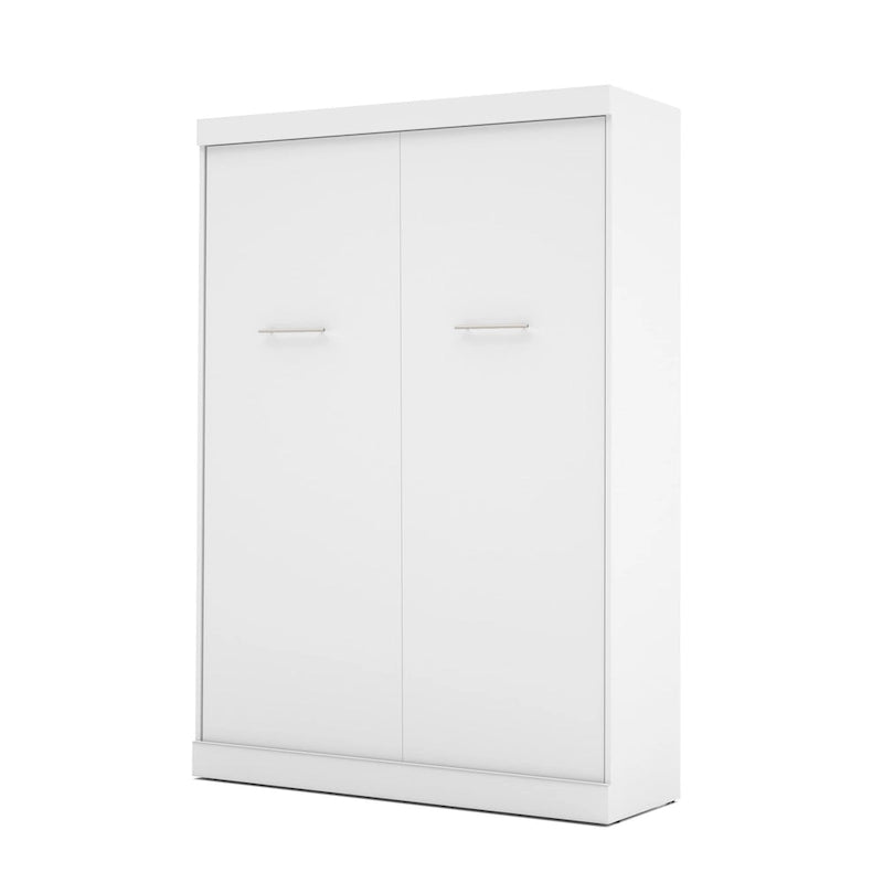 Lit escamotable double avec rangement, lit mural pour chambre d'amis