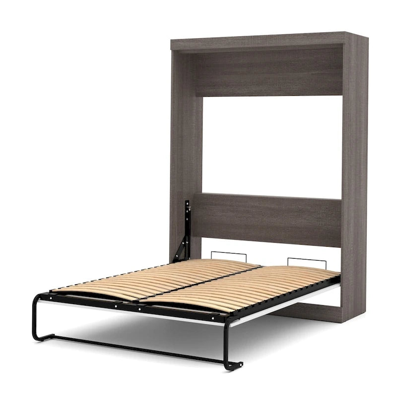 Lit escamotable double avec rangement, lit mural pour chambre d'amis