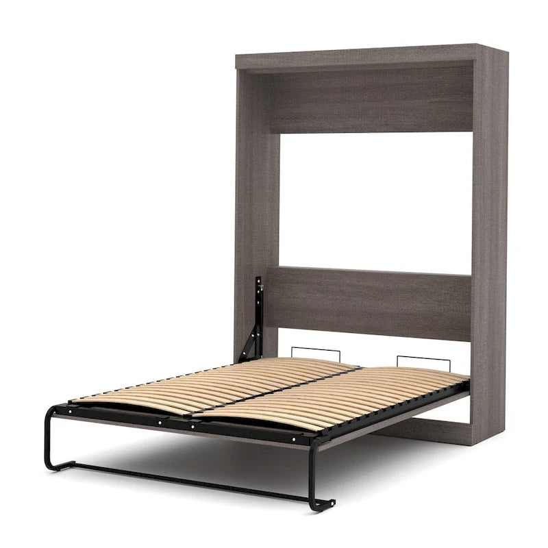 Lit escamotable double avec rangement, lit mural pour chambre d'amis