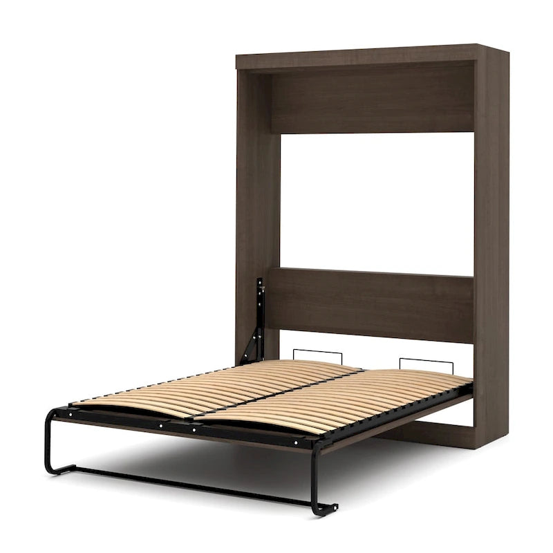 Lit escamotable double avec rangement, lit mural pour chambre d'amis