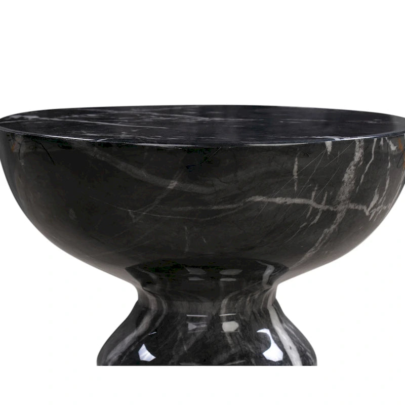 Table d'appoint en marbre noir