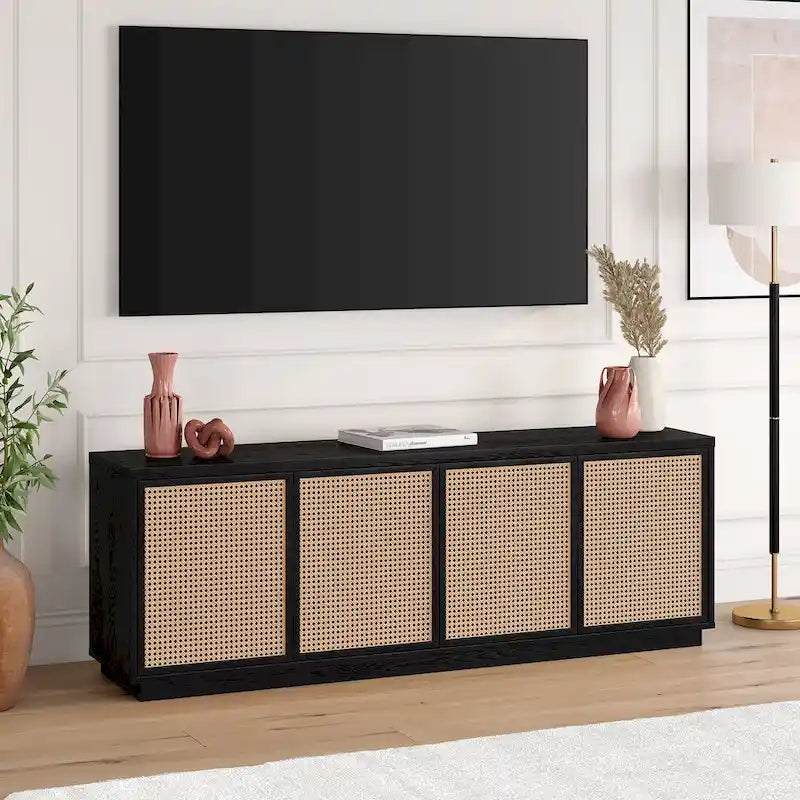 Meuble TV rectangulaire pour téléviseurs jusqu'à 78 po - 70 po de largeur