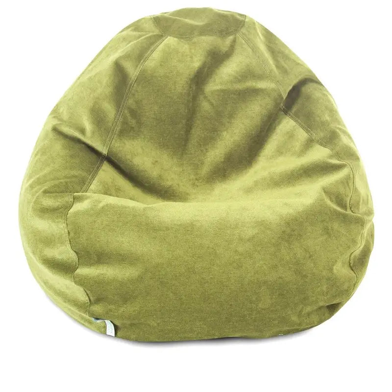Fauteuil poire en mousse déchiquetée