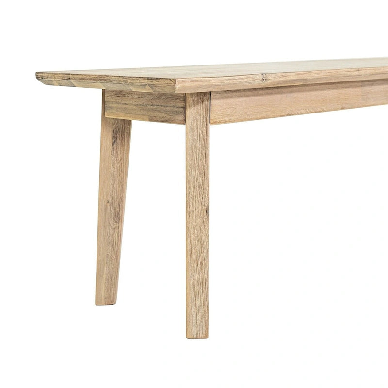 Banc en acacia finition marron clair
