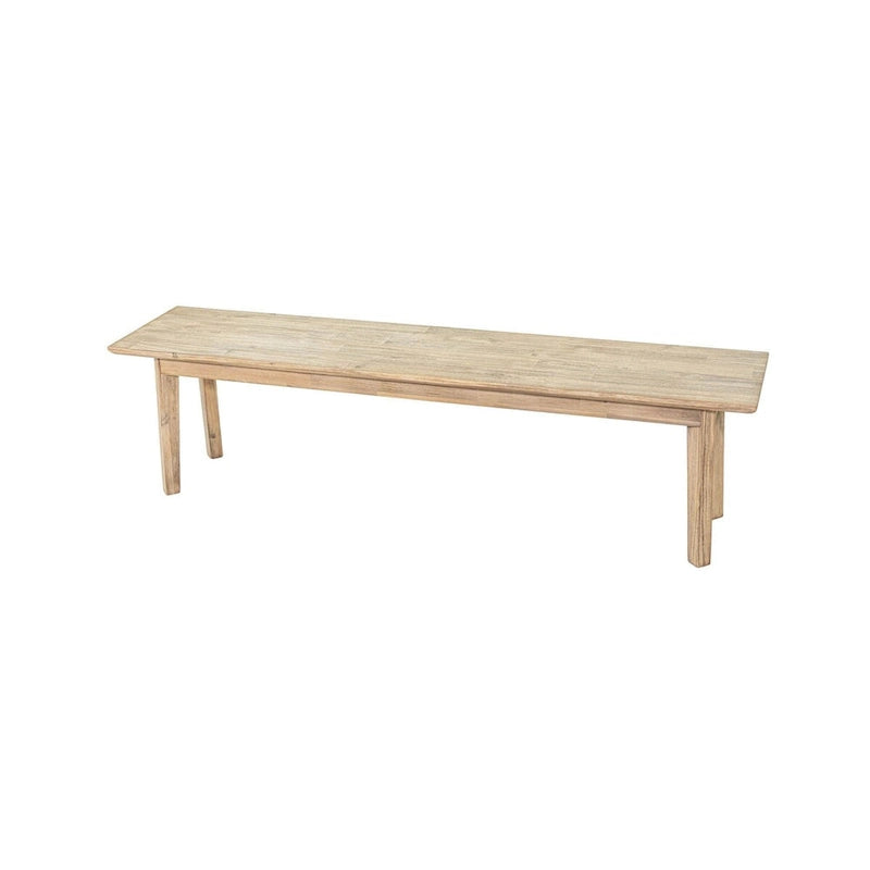 Banc en acacia finition marron clair