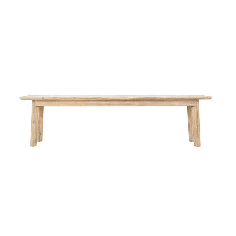 Banc en acacia finition marron clair