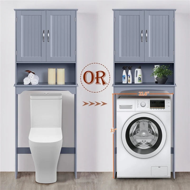 Étagère de rangement gain de place pour toilettes